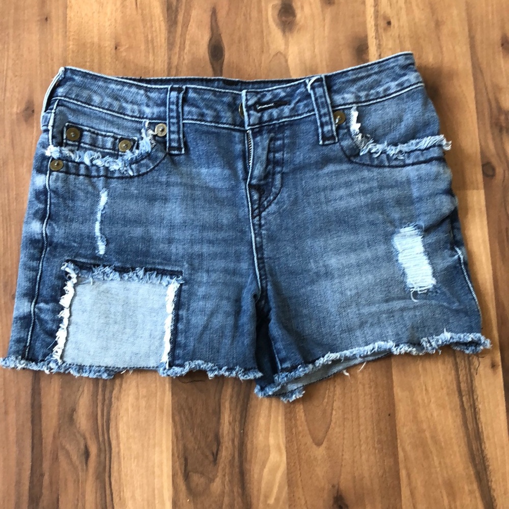 GIRLS TRUE RELIGION JEAN SHORTS